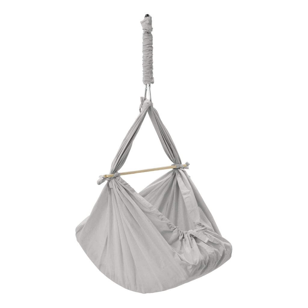 Sling cradle in organic cotton (Sky Gray)