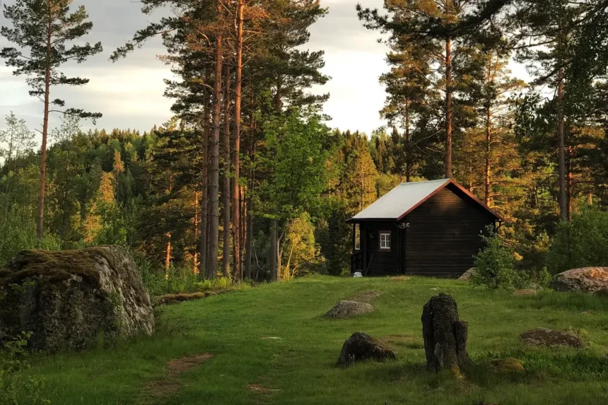 Sverige tilbyder gratis ophold i en skovhytte – men med én streng regel: fuldstændig stilhed