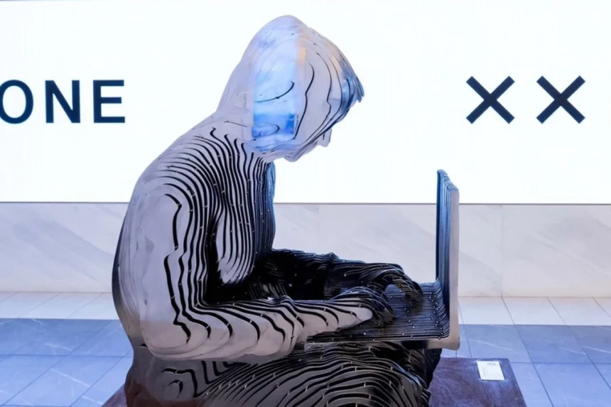 Statue af Satoshi Nakamoto opstillet på New York Stock Exchange