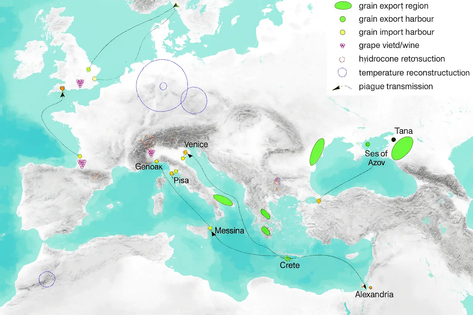 Hvordan et vulkanudbrud i 1300-tallet hjalp Den Sorte Død med at udrydde halvdelen af Europa