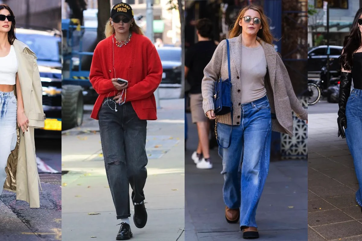 Barrel leg jeans er det helt store i 2026 – sådan bærer du dem, så din figur ser lang og super flot ud!