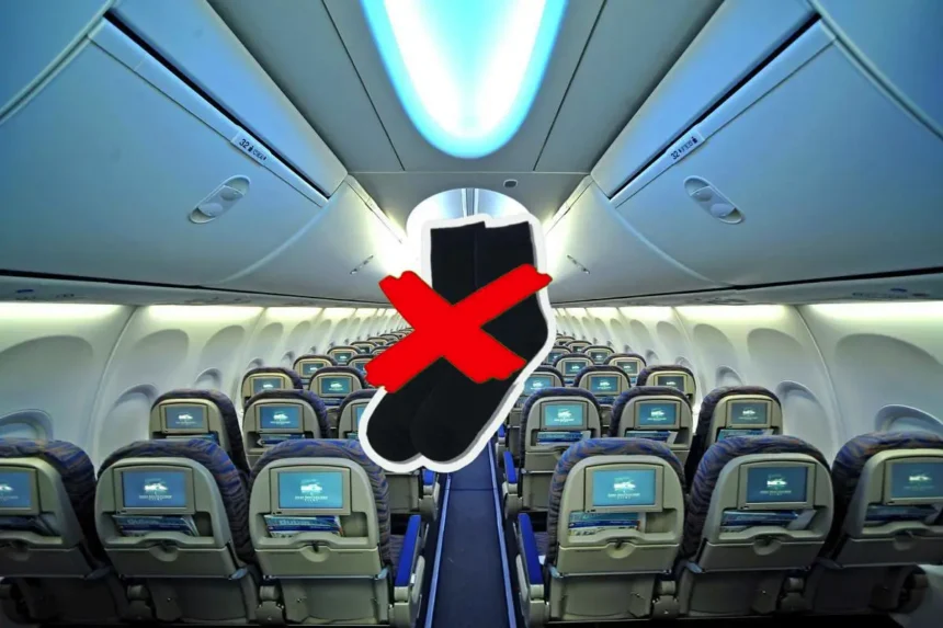 Hvordan dine sorte strømper kan blive et problem under flyvning