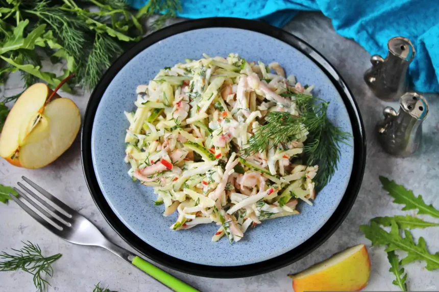 Frisk og sprød “April-salat” med kinakål – perfekt til festbordet