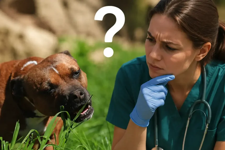 Hvorfor spiser hunde græs på gåtur – og er det farligt?