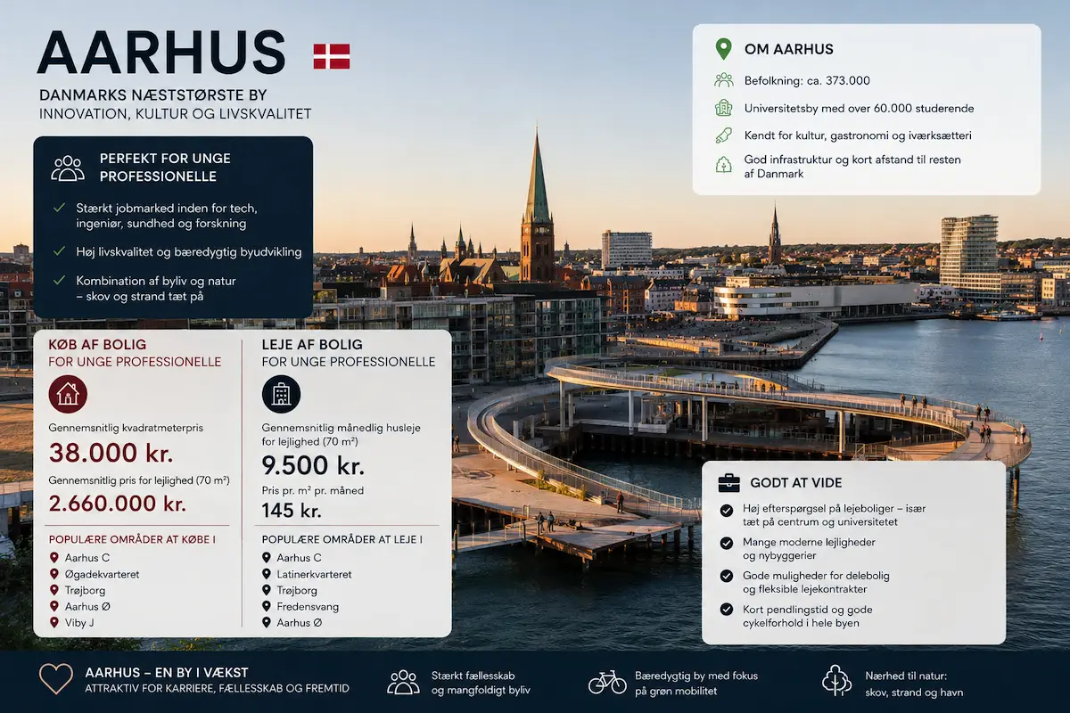 Leje vs løn: Sådan klarer folk sig i København og Aarhus