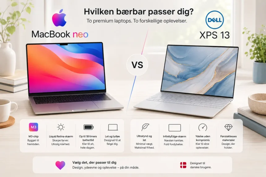 Dell XPS 13 (2026) – tyndere, lettere og billigere end MacBook Neo