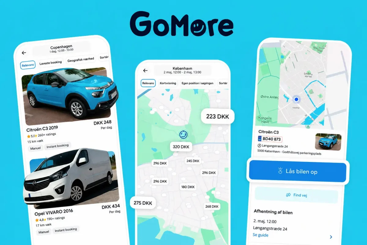 Spar penge på transport: GoMore er blevet et populært alternativ i Danmark