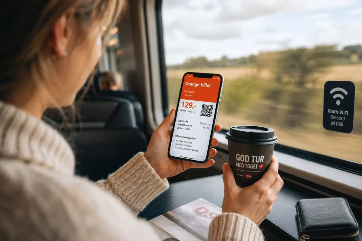 Orange-billetter: Sådan rejser du med tog i Danmark til en brøkdel af prisen