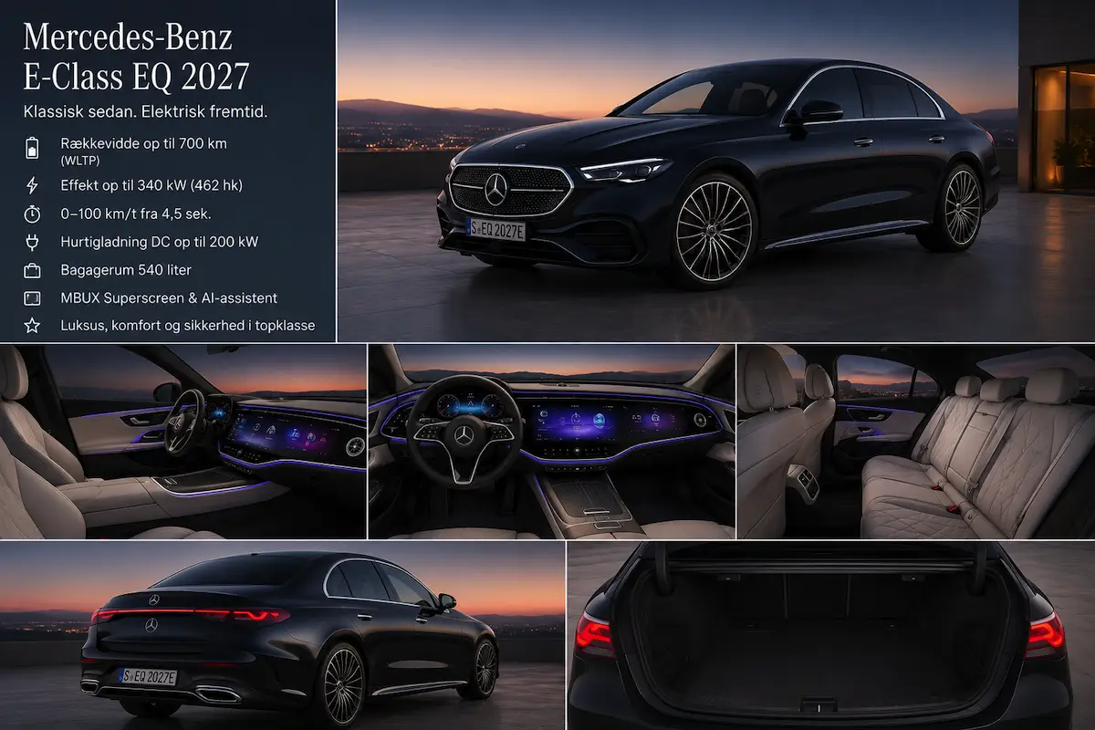 Mercedes ændrer alt i 2027: Her er de 5 nye modeller til Danmark