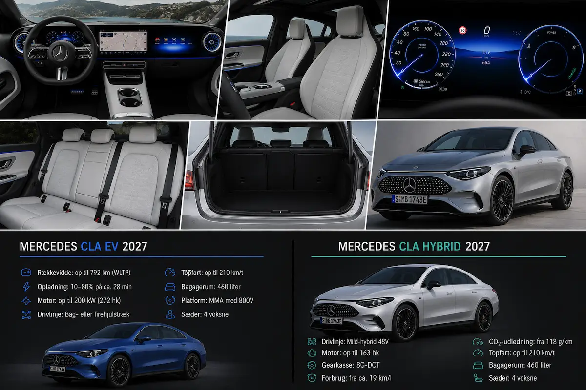 Mercedes ændrer alt i 2027: Her er de 5 nye modeller til Danmark