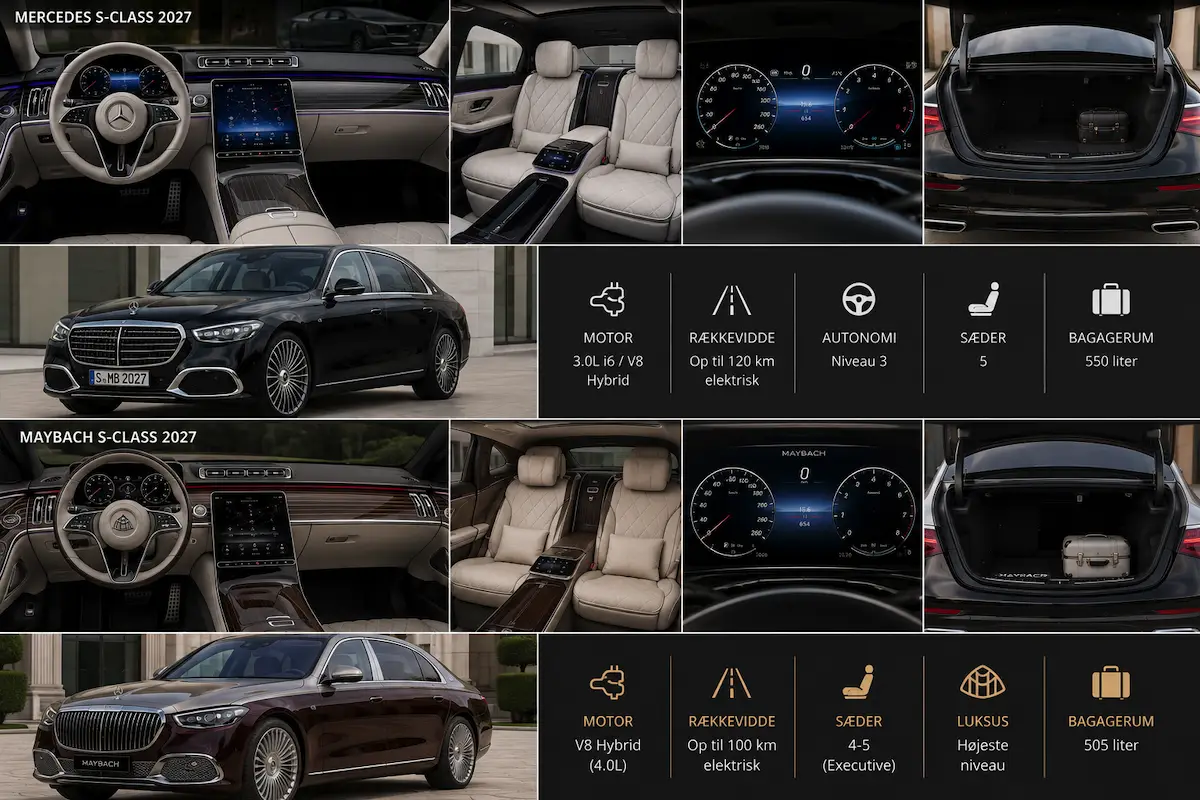 Mercedes ændrer alt i 2027: Her er de 5 nye modeller til Danmark