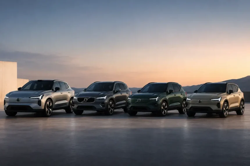 Volvo lancerer fire nye biler i 2027