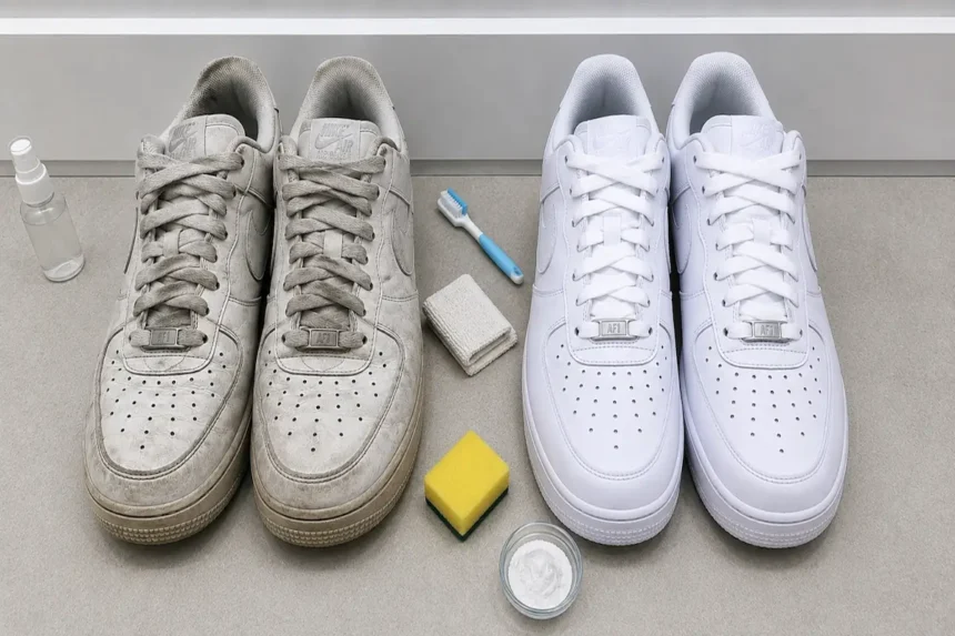 Hvide sneakers bliver som nye igen