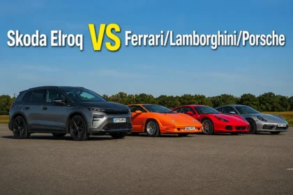 Skoda Elroq slår Ferrari, Lamborghini og Porsche i drag racing