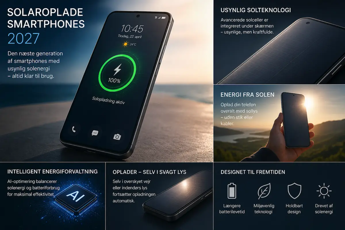 Smartphones kan snart oplade sig selv