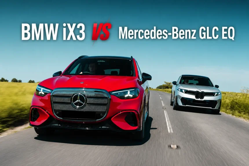 BMW iX3 tabte til Mercedes-Benz GLC EQ i uafhængig rækkevidde-test