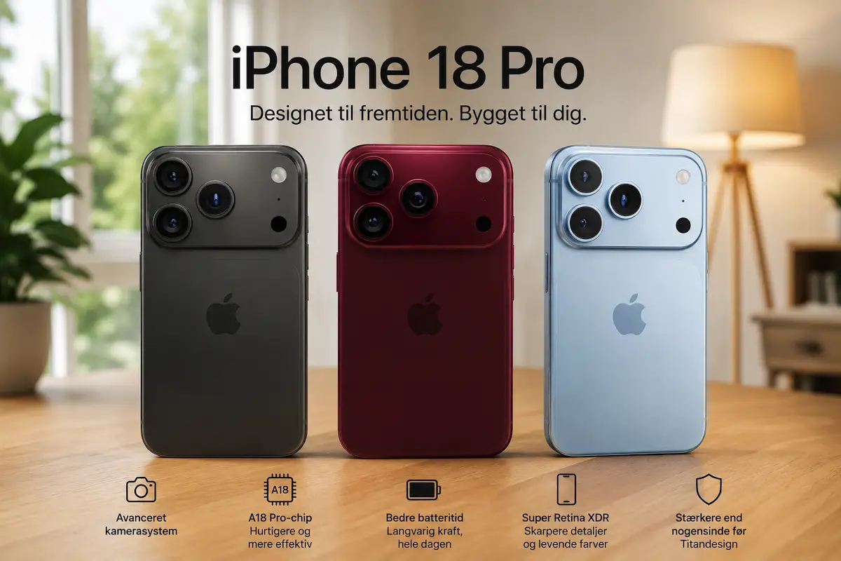 Ny iPhone 18 kommer om en måned: Her er ændringerne i design og funktioner