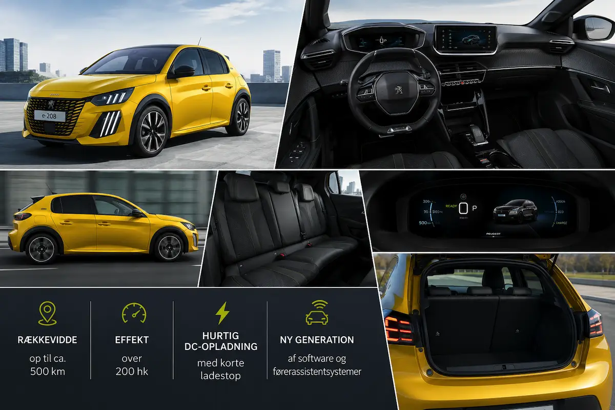 Peugeot i Danmark 2027: 3 elbiler med længere rækkevidde og ny teknologi