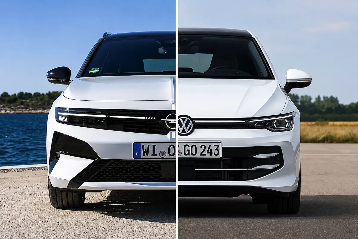 Opel Astra eller VW Golf: Her vinder den populære kompaktbil-duel