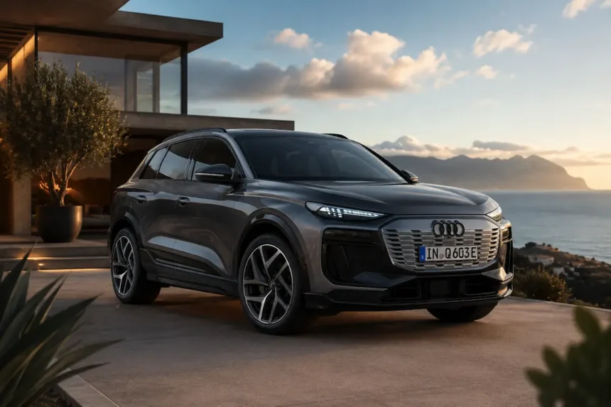Audi Q6 e-tron 2027: 523 km rækkevidde og lynhurtig opladning