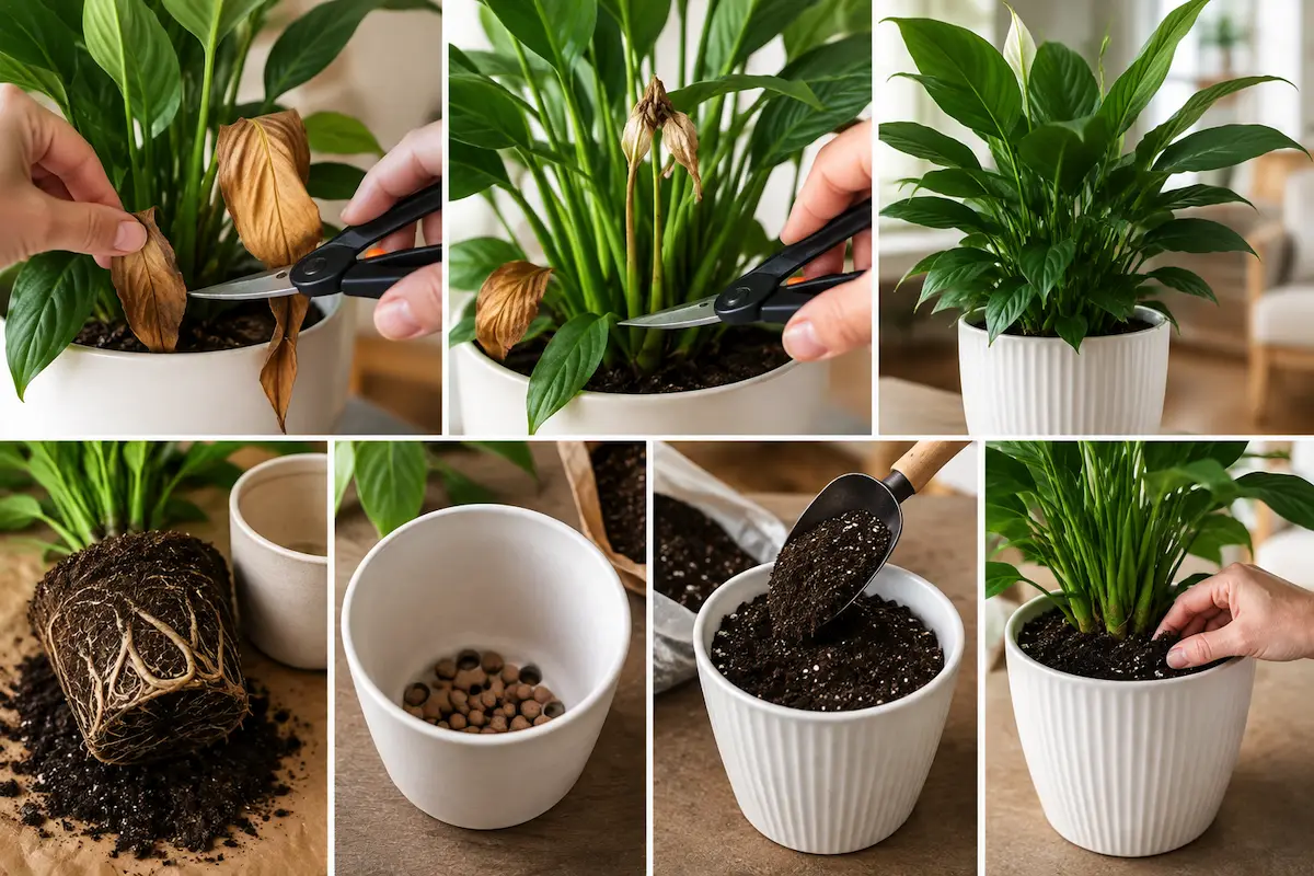Sådan redder du en tørret plante i potten (fotos)