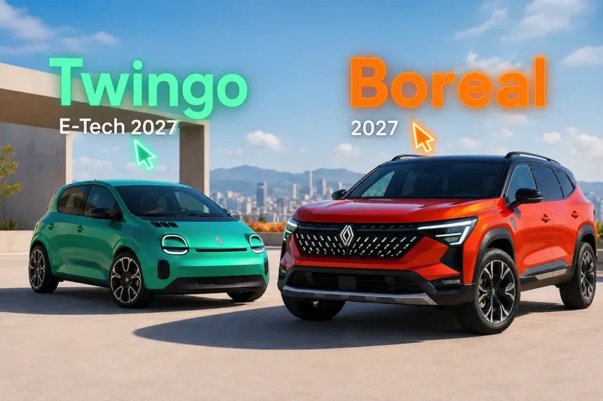 Renault viser 2 nye modeller: En billig elbil og en stor SUV (foto)