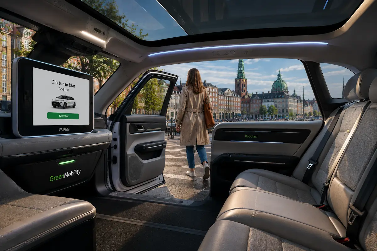 Danmark får sine første robotaxier i 2027
