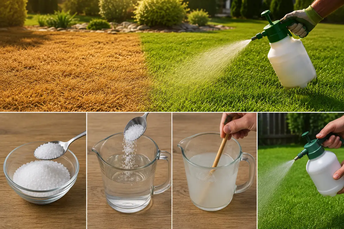 Græsplænen er gul efter varmen – dette simple trick kan gøre den grøn igen