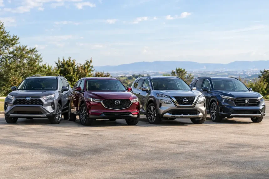 Toyota RAV4 og Mazda CX-5: Hvilken hybrid-SUV'er bedst?