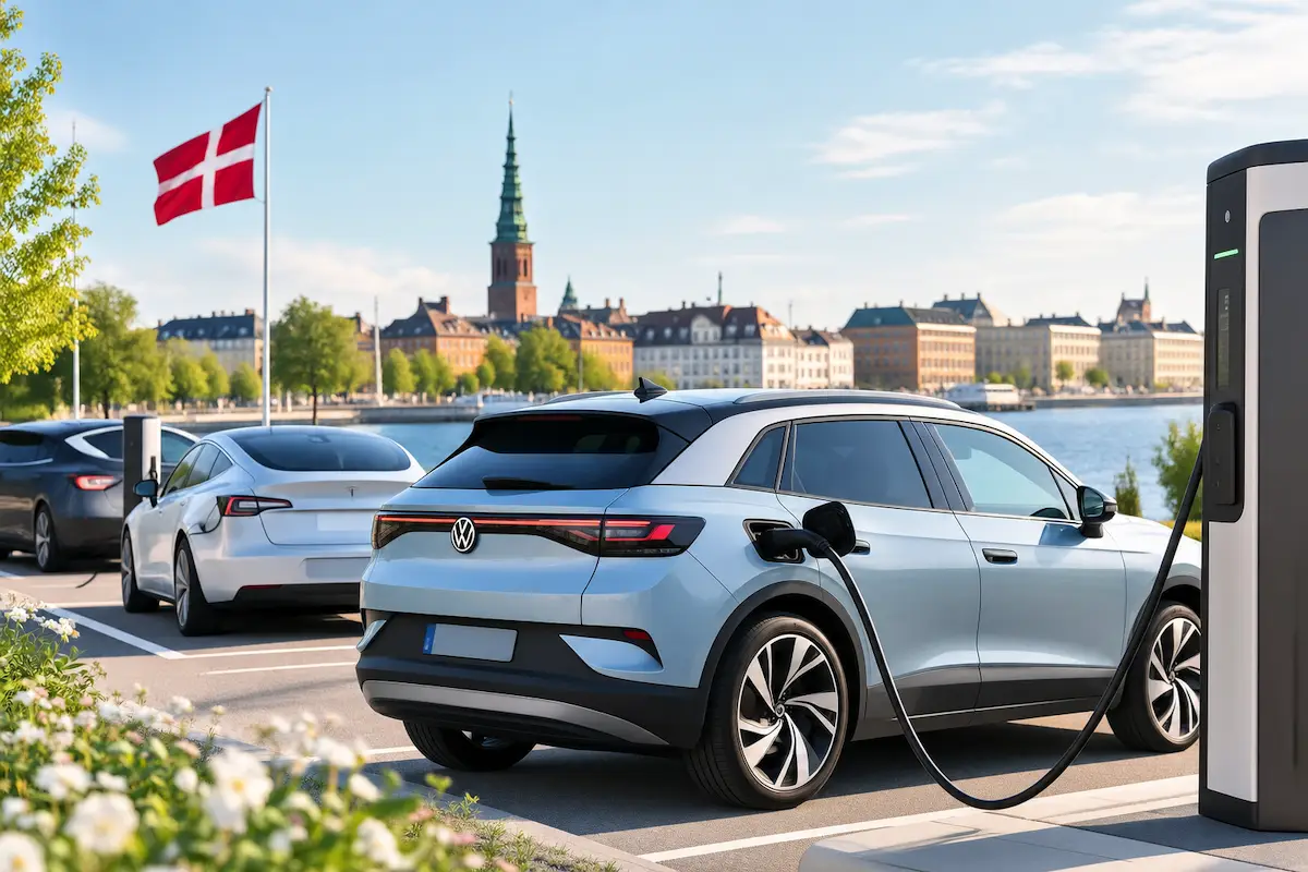 Elbiler i Danmark når rekord: 85,9 procent af nye biler